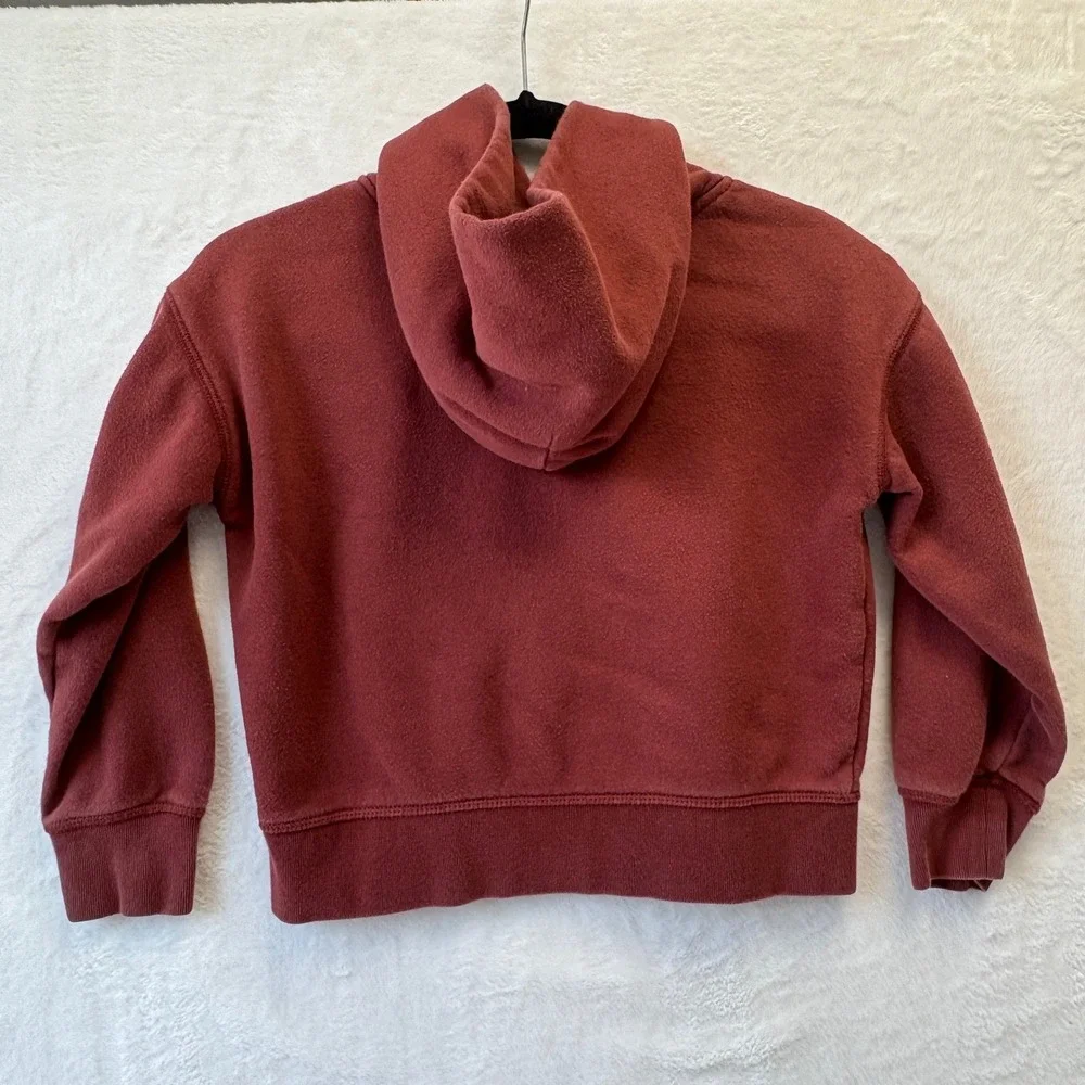 Gap Star Wars Hoodie Kids S 6-7 Burnt Russet Excellent Mandalorian Helmet Helmet